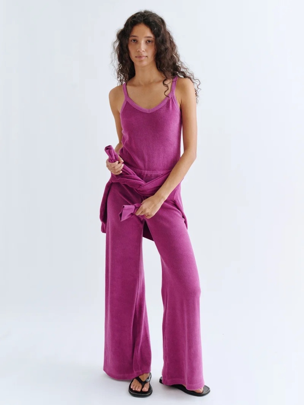 NWT Suzie Kondi tank jumpsuit in dusty lavender